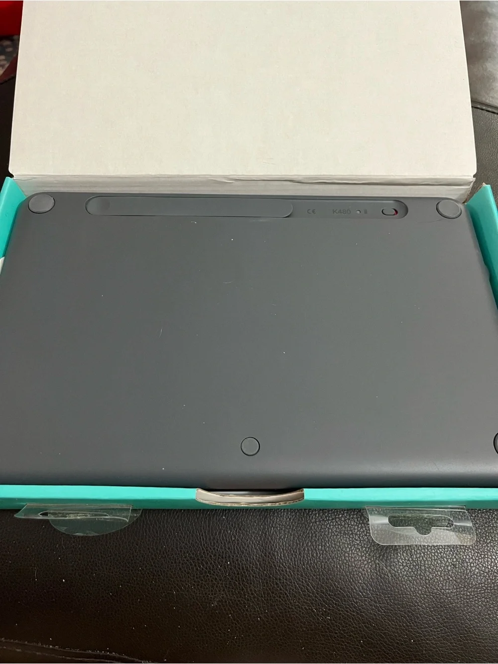 Logitech K480 Bluetooth Keyboard - Black with Teal Accent